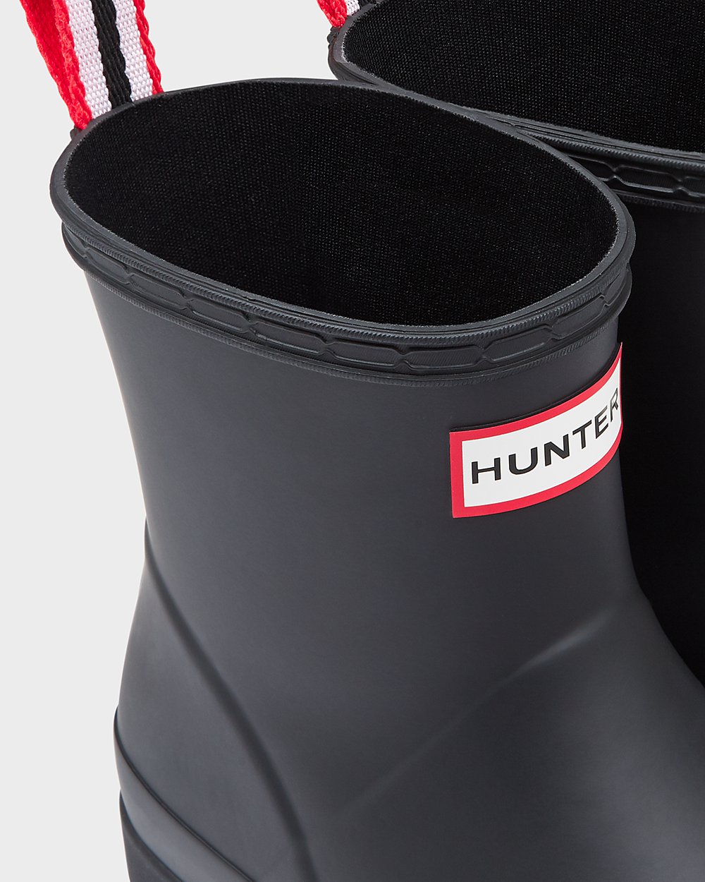 Hunter Original Short Rain Play Boots - Cheap Online Womens Black - JGYQMI215